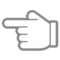 Backhand Index Pointing Left emoji on HTC